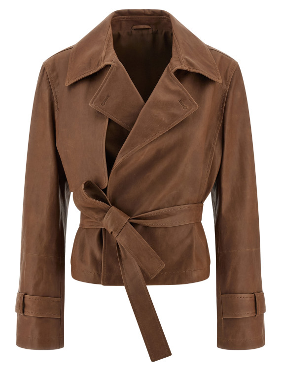 'Crop' trench coat #1