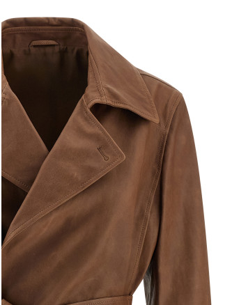 'Crop' trench coat #