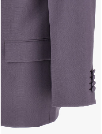 Double-breasted wool blazer #