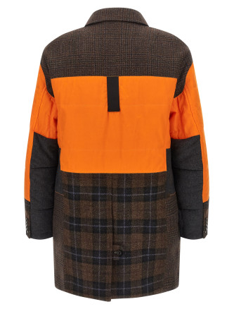 Filson x Junya Watanabe patchwork coat #