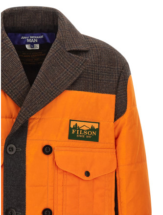 Filson x Junya Watanabe patchwork coat #