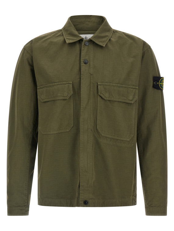 Raw cotton overshirt #1