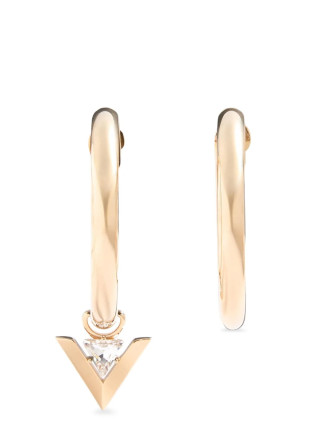 Valentino Garavani 'Je les V' hoop earrings