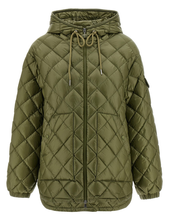 Diamond quilting down jacket #1