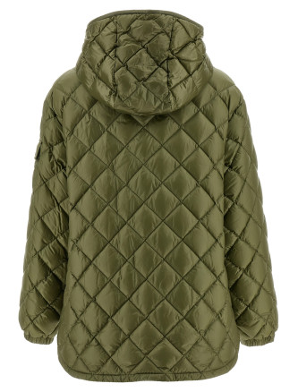 Diamond quilting down jacket #