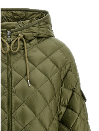 Diamond quilting down jacket #