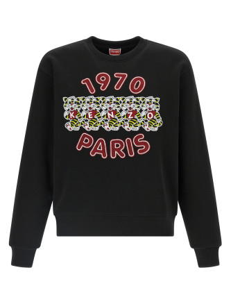 'Wild Tiger Embroidered' sweatshirt