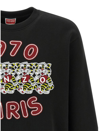 'Wild Tiger Embroidered' sweatshirt #