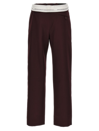 'Rolled Waistband Tailored' pants #