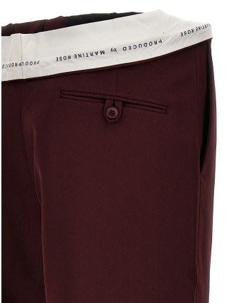 'Rolled Waistband Tailored' pants #