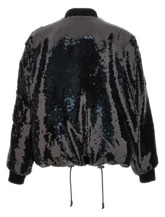 Sequin bomber jacket #