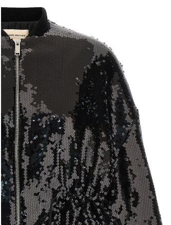Sequin bomber jacket #