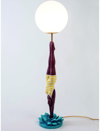 'Lady diver giallo' lamp #