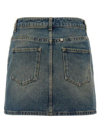 Denim mini skirt #