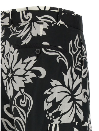 Floral print trousers #