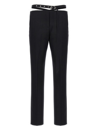 Belt detail trousers