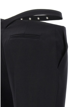 Belt detail trousers #