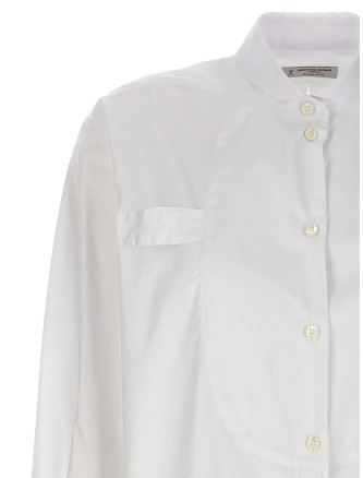 Long plastron tuxedo shirt #