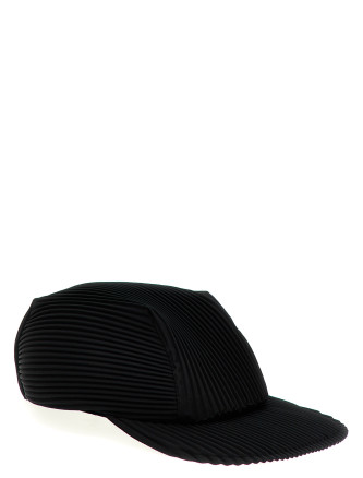 Pleated baseball cap #