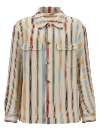 Striped overshirt