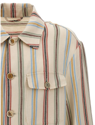 Striped overshirt #