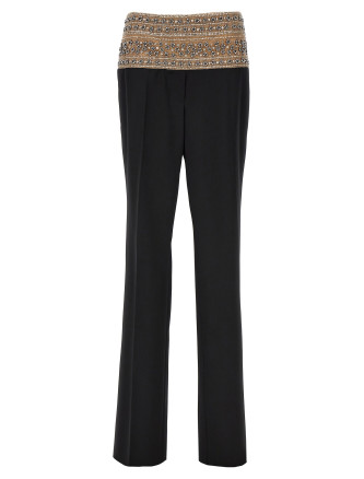 'Smoking' crystal trousers