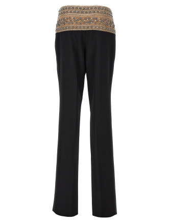 'Smoking' crystal trousers #