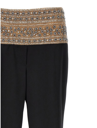 'Smoking' crystal trousers #