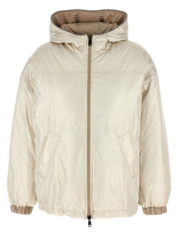 Laminated reversible down jacket #1