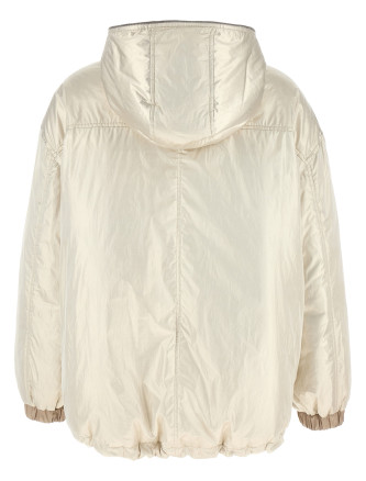 Laminated reversible down jacket #