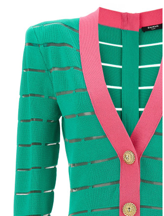 Two-tone knit dress #