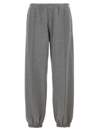 Metallic logo joggers