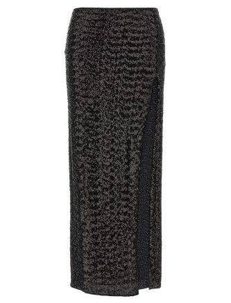 'Paillettes Long' skirt
