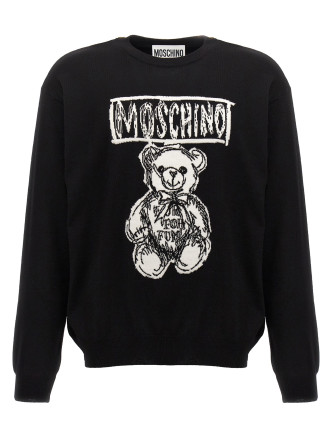 Logo intarsia sweater