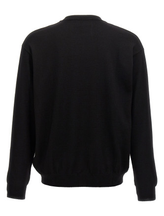 Logo intarsia sweater #