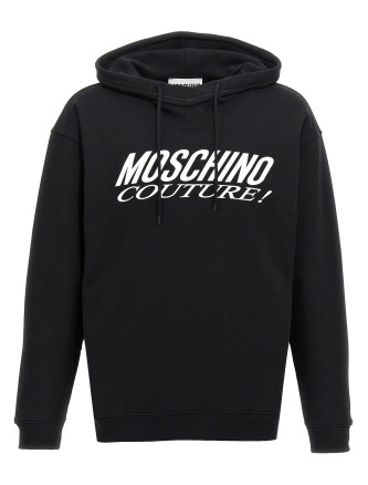 Logo print hoodie