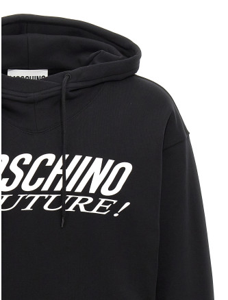 Logo print hoodie #
