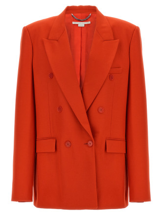 Double-breasted wool blazer