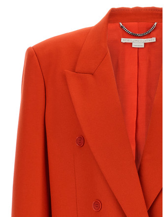 Double-breasted wool blazer #