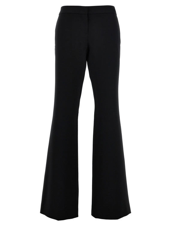 Crepe flared pants #1