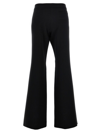 Crepe flared pants #