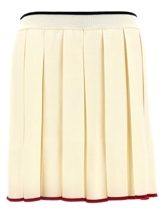 Knitted pleated skirt #1