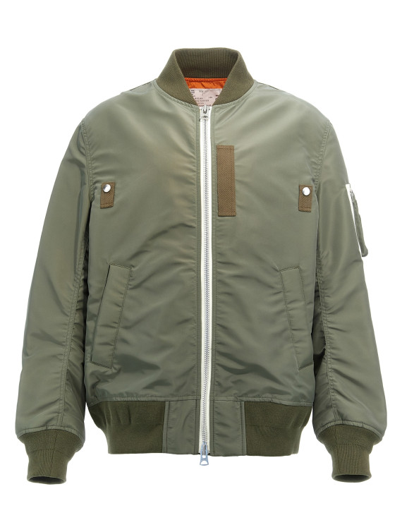 Nylon bomber jacket #1