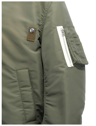 Nylon bomber jacket #