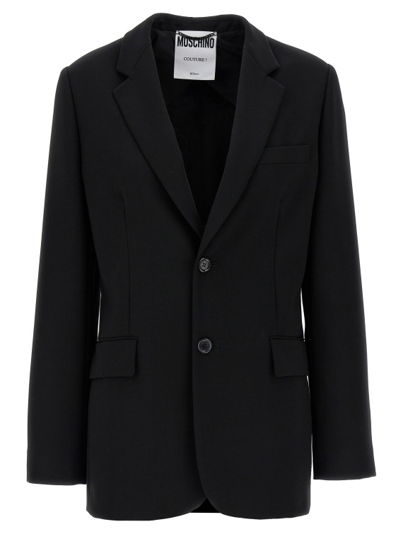 Single-breasted martingale blazer #1