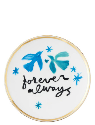 'Forever Always' plate ⌀ 17 cm