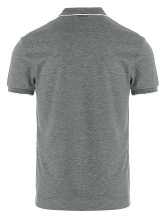 Logo embroidery polo shirt #