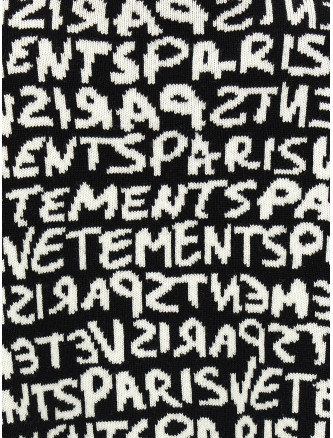 'Vetements Paris Monogram' cropped sweater #