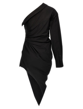 Asymmetrical shirt dress #