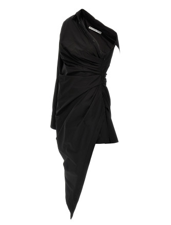 Asymmetrical shirt dress #